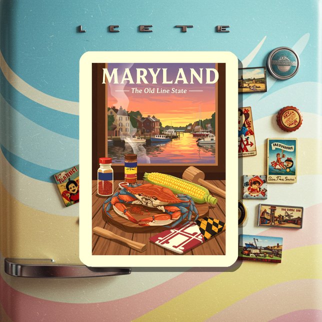 Vintage Maryland Magnet (Skapare uppladdad)
