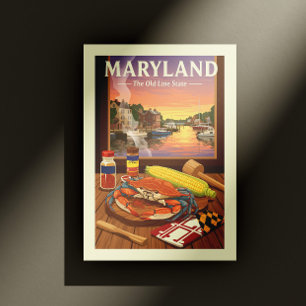 Vintage Maryland Vykort