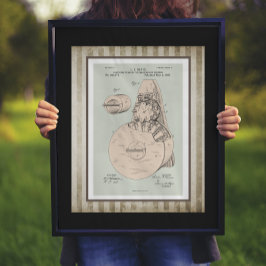 Vintage Maskin Gun Feeder Patent Poster