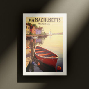 Vintage Massachusetts Vykort