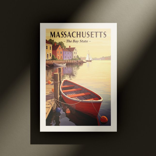Vintage Massachusetts Vykort (Skapare uppladdad)