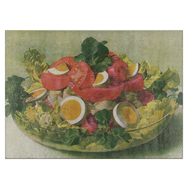 Vintage mat, ekologisk salladsblandning Mesclun (Framsidan)