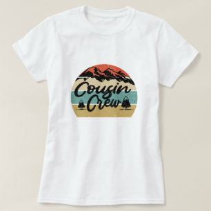 Vintage Matching-familjekampanj resa Cousin Crew T Shirt