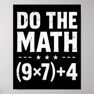 Vintage matematiklärare gör matten 67 meme sex sju poster