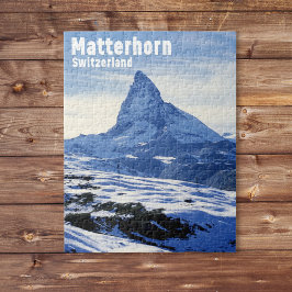 Vintage Matterhorn, Schweiz Pussel