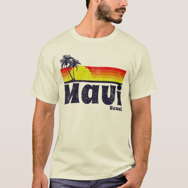 Vintage Maui Hawaii T-shirt (Framsida)