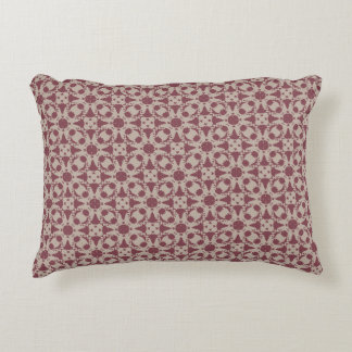 Vintage Mauve Blommigt accent Pillow Prydnadskudde