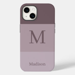 Vintage Mauve Monogram Namn