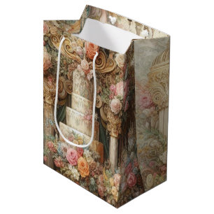 Vintage Maximalist Blommigt Bröllop Decoupage