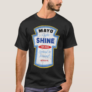 Vintage Mayo Light Shine Condition Christian Label T Shirt