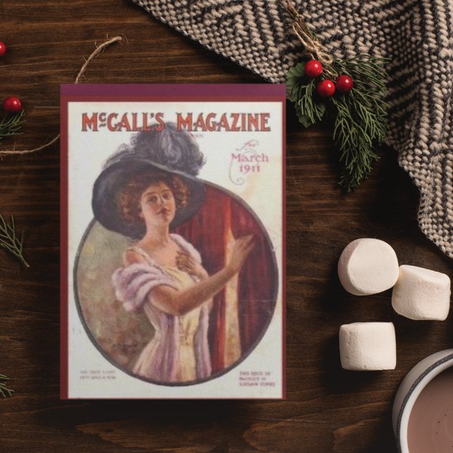 Vintage McCall Magazine Mars 1911 Vykort (Skapare uppladdad)