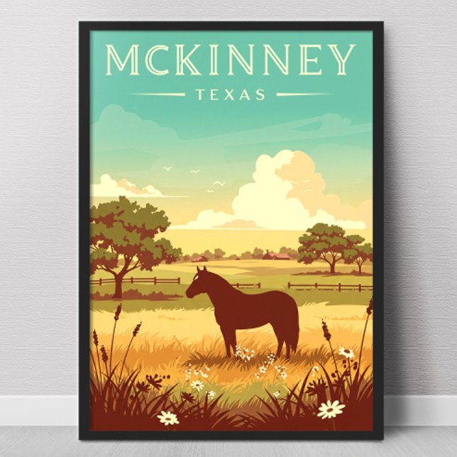 Vintage McKinney Texas Poster (Skapare uppladdad)