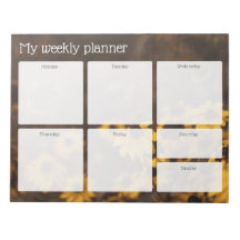 Vintage meadow Weekly Planner