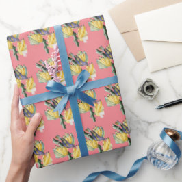 Vintage med frukt presentpapper