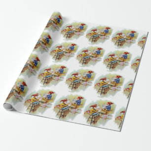 Vintage med Leksaker Presentpapper