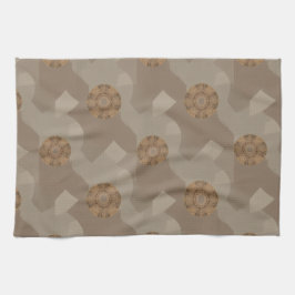 Vintage Medallion Tile Pattern Kökshandduk