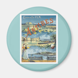 Vintage medelhavs- Antibes Magnet