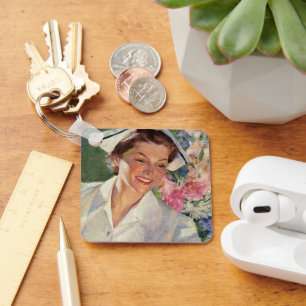 Vintage Medicine, Lycklig Nurse i Uniform Nyckelring