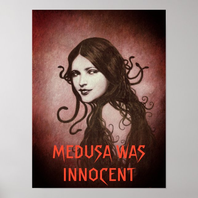 Vintage Medusa Poster oskyldiga (Framsidan)