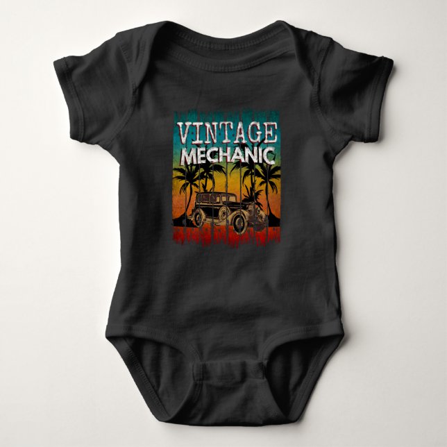 VINTAGE MEKANIKER T SHIRT (Framsida)