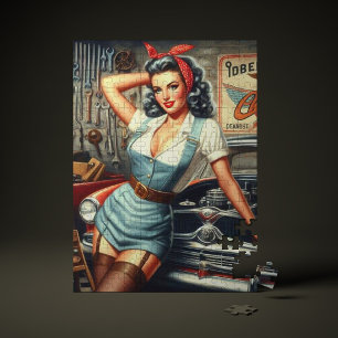 Vintage Mekanisk stift upp Pussel