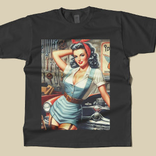 Vintage Mekanisk stift upp T Shirt