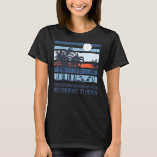 Vintage Melbourne Florida Summer Travel 80s Beach T Shirt