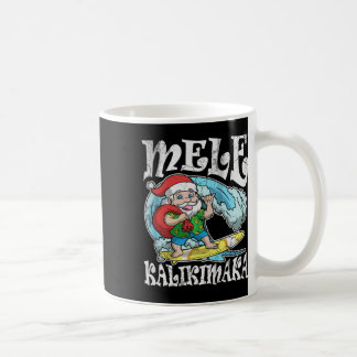 Vintage Mele Kalikimaka Santa Hawaiian Retro Chris Kaffemugg