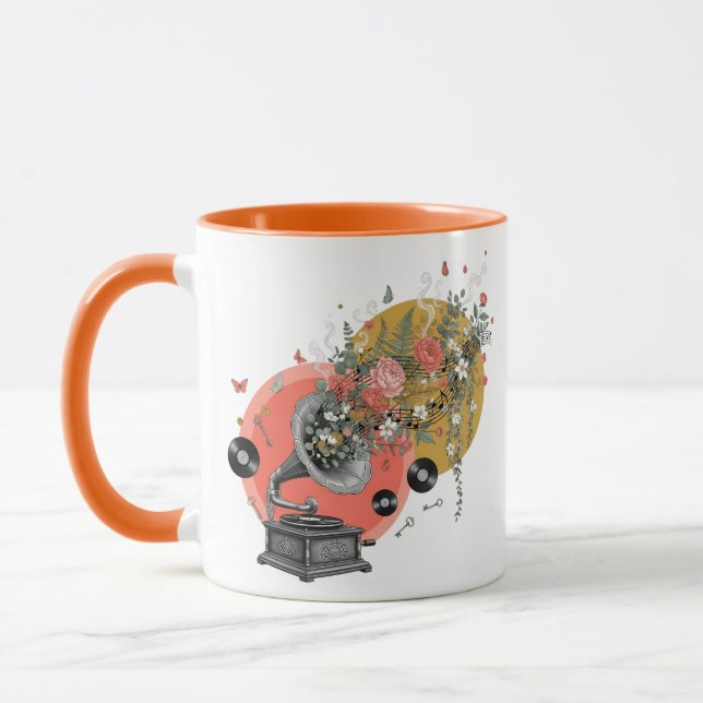 Vintage Melody Garden Mugg (Vänster)