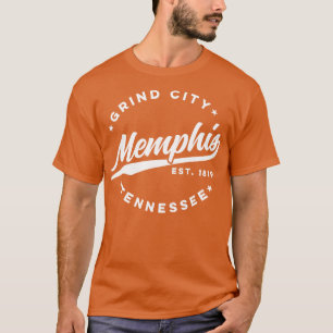 Vintage Memphis Tennessee Grind City Retro USA T Shirt