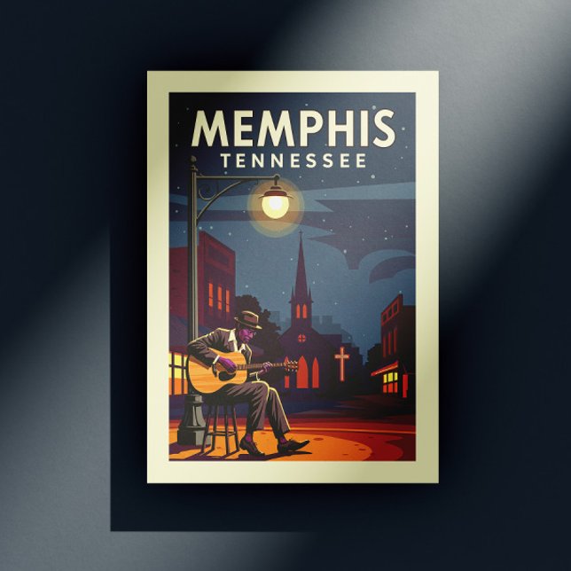 Vintage Memphis Tennessee Vykort (Skapare uppladdad)