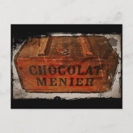 Vintage Menier Chocolate Låda Vykort