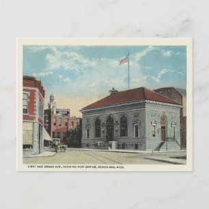 Vintage Menominee Michigan Vykort