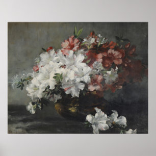 Vintage Menshausen-Labriola Fortsatt blomsterliv Poster