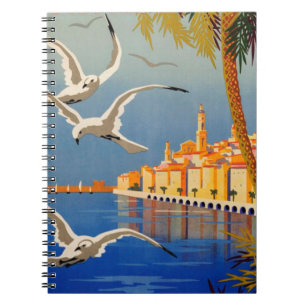 Vintage Menton CoTe D'azur Anteckningsbok