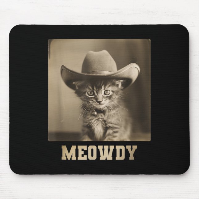 Vintage Meowdy Cat Musmatta (Framsidan)