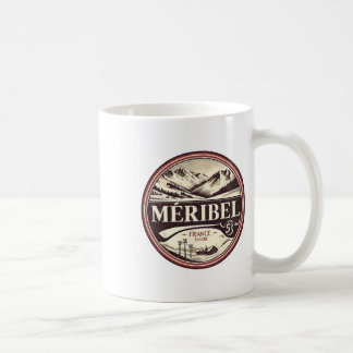 Vintage Méribel Ski Resa Kaffemugg