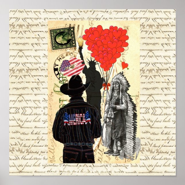 Vintage Merica Poster (Framsidan)