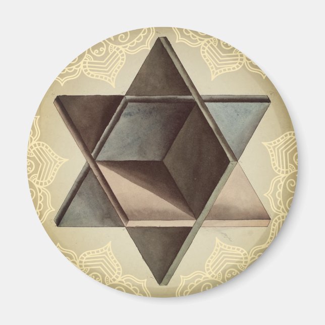 Vintage Merkabah Magnet (Framsidan)