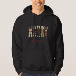 Vintage Merry Christmas Hoodie