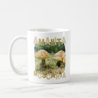 Vintage merry mushroom lovers, Amanita muscaria Kaffemugg
