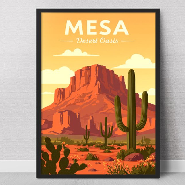 Vintage Mesa Arizona Poster (Skapare uppladdad)
