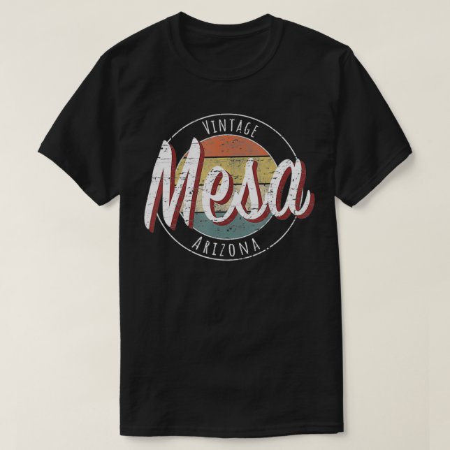 Vintage Mesa Arizona T Shirt (Design framsida)