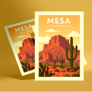 Vintage Mesa Arizona Vykort