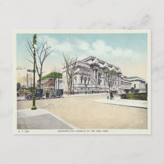Vintage Metropolitan Museum, New York City, NY Vykort