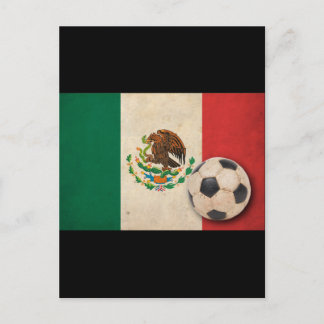 Vintage Mexico Football Vykort