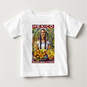 Vintage Mexico Travel Tourism Advertisement T Shirt