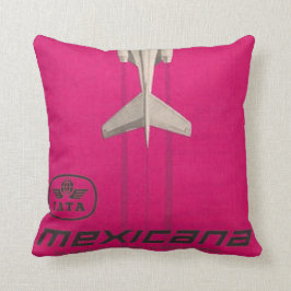Vintage Mexiicana Airline Dekorativ kudde