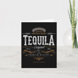 Vintage Mexikanska Tequila Cinco De Mayo Distress Kort