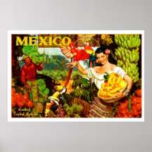 Vintage Mexiko Land Tropical Splendor Travel